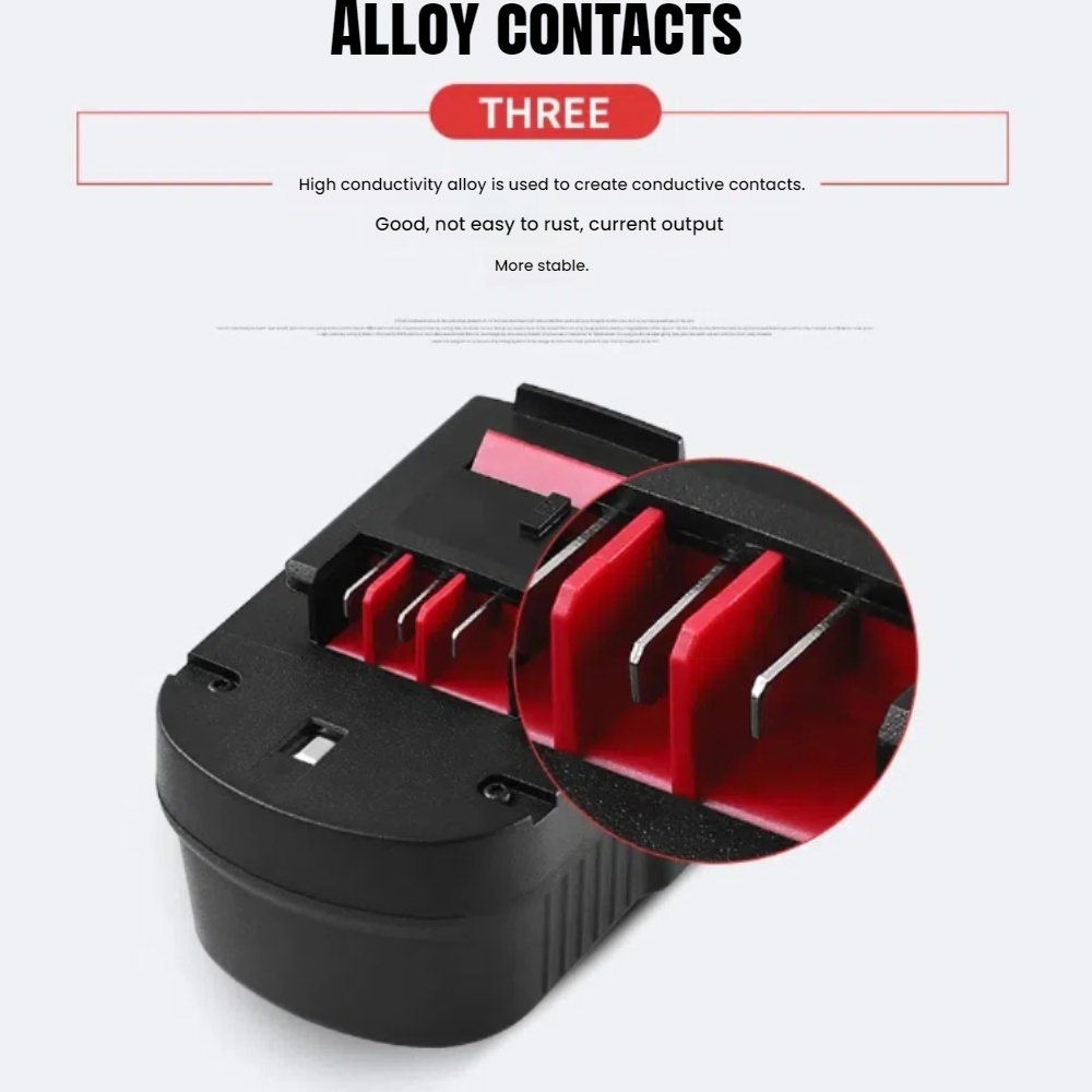Bateria Ni-MH de 14.4V 6000mAh - Black+Decker Tool Cordless avaliação e preço